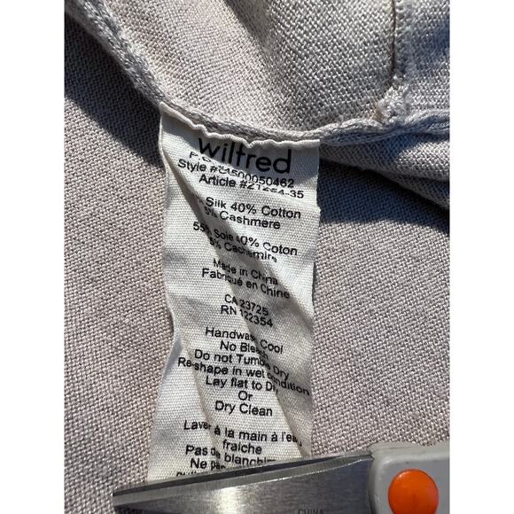 Aritzia Wilfred Sweater Flaubert Cardigan Silk Cashmere Quiet Luxury Capsule - Picture 6 of 6